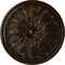 Ekena Millwork Bordeaux Ceiling Medallion (Fits Canopies up to 3 1/4"), Hand-Painted Bronze, 22 5/8"OD x 1 3/4"P CM22BOBZS - alternate 1